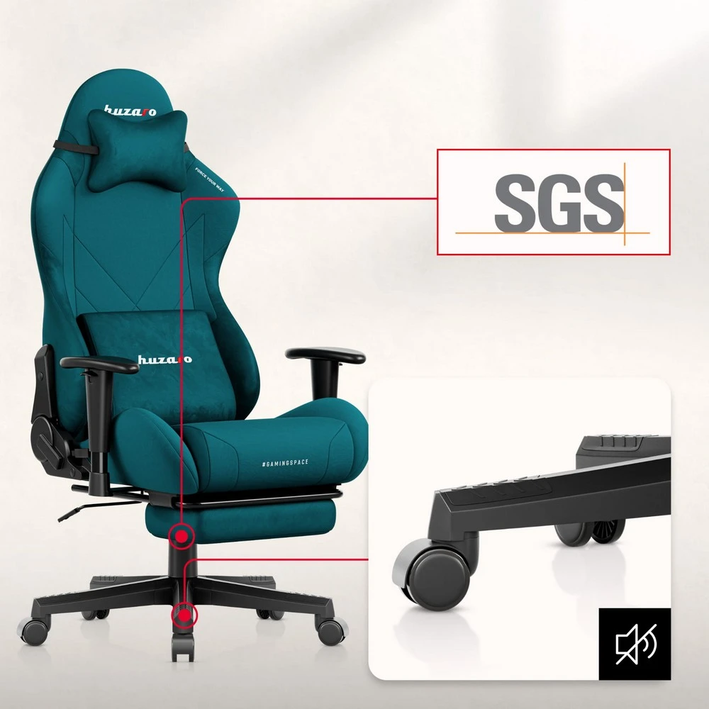 Huzaro Force 5.7 Teal Gaming stolica foto 4