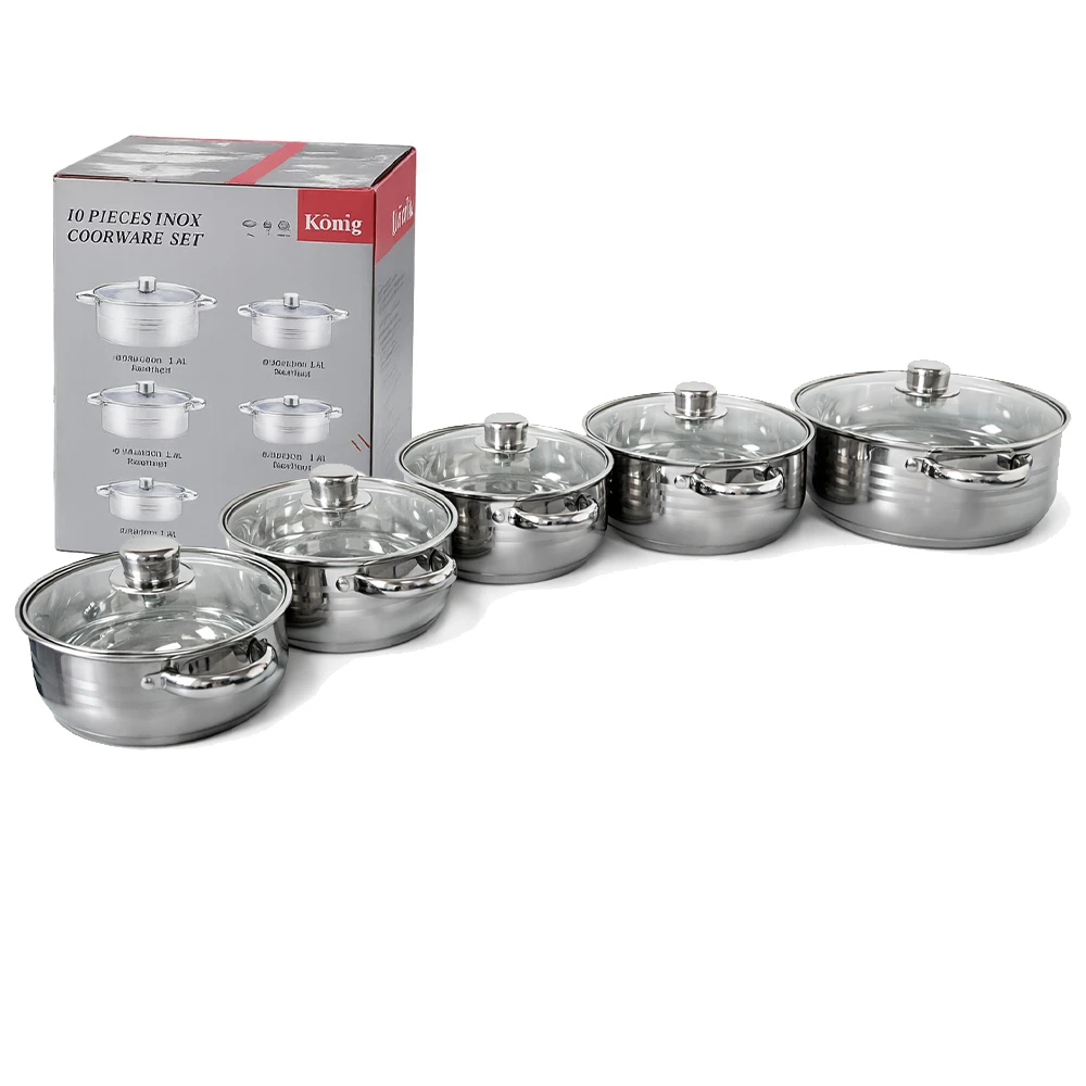 Jeftino povoljno Kuća i stan - Excellent Line Jumbo Set Lonci 10 delova EL-LP5