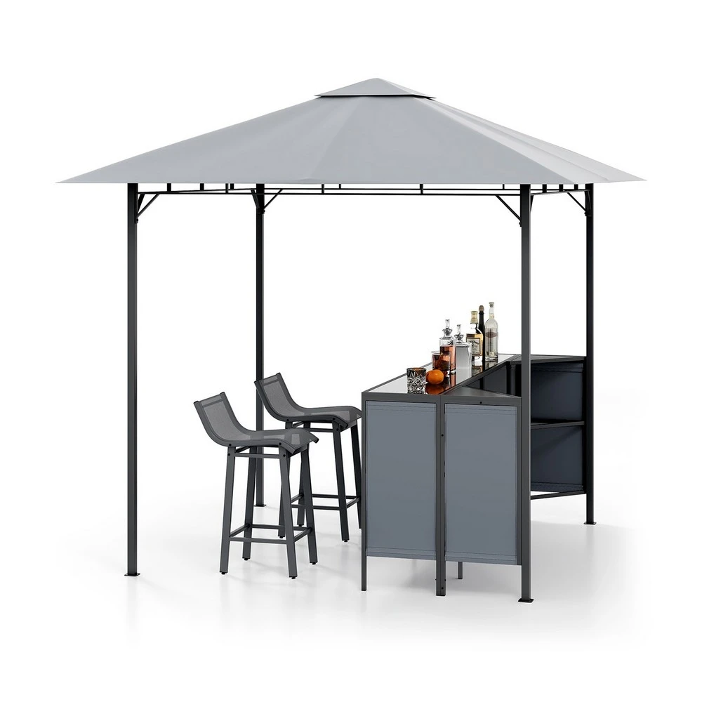 Jeftino povoljno Uređenje dvorišta - Paviljon Bar sa Dve Stolice 245x245cm