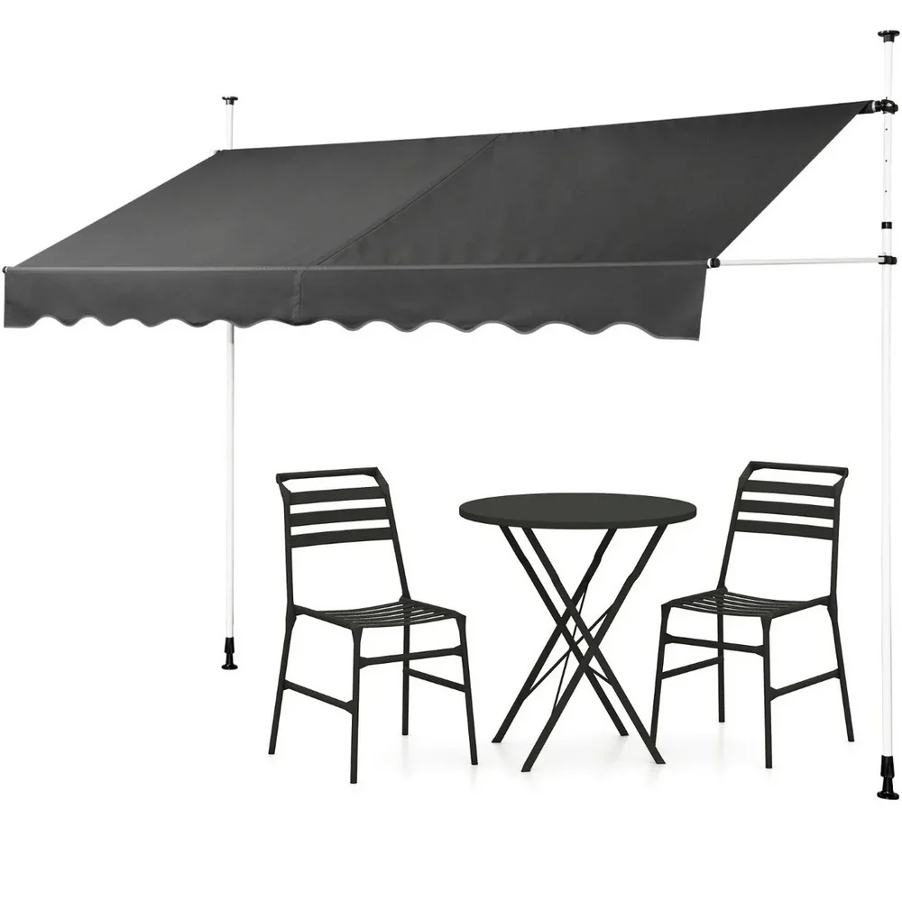 Jeftino povoljno BASTENSKA OPREMA - Montelux Easy 350x120cm Siva Balkonska Tenda