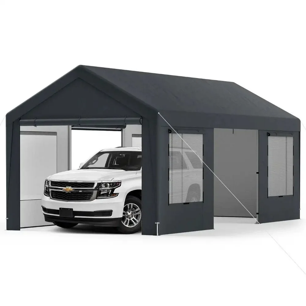 Jeftino povoljno Paviljoni - Venturo Titan 600x300cm Siva Garaža Šator Paviljon