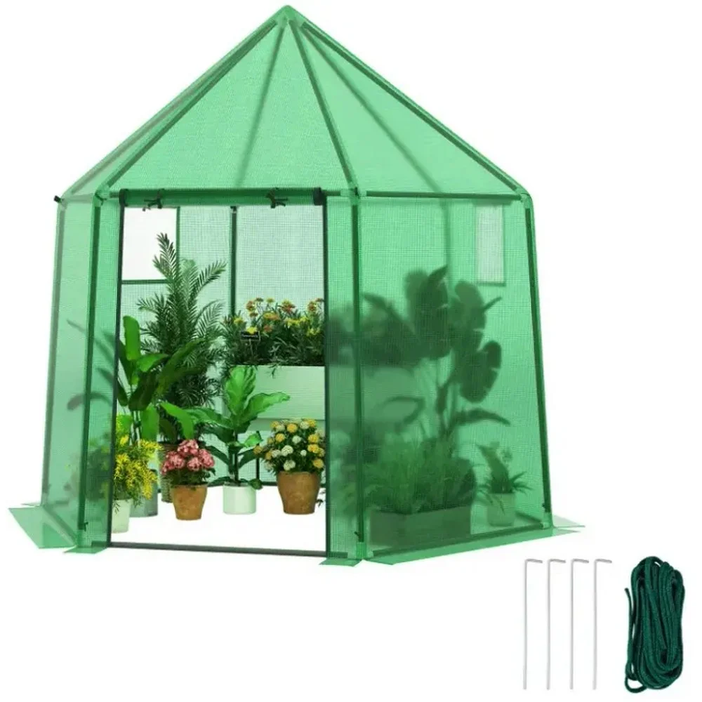 Jeftino povoljno BASTENSKA OPREMA - Venturo Green 198x172cm Plastenik Kupola
