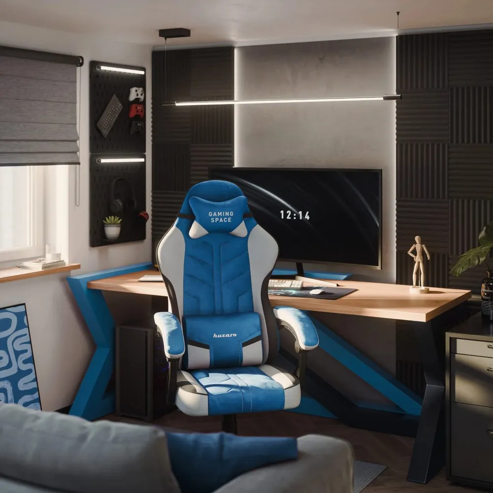 Jeftino povoljno Gaming Oprema - Huzaro Force 2.7 Plava Gaming stolica