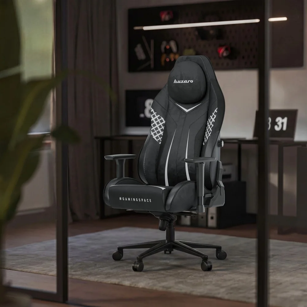 Jeftino povoljno TRGOVACKA ROBA - Huzaro Force 8.3 Carbon Crna Gaming stolica