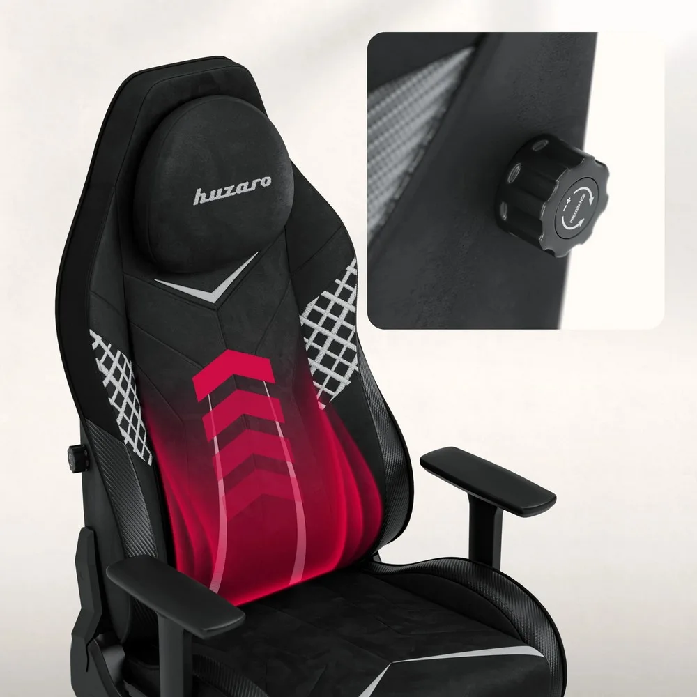 Huzaro Force 8.3 Carbon Crna Gaming stolica foto 4