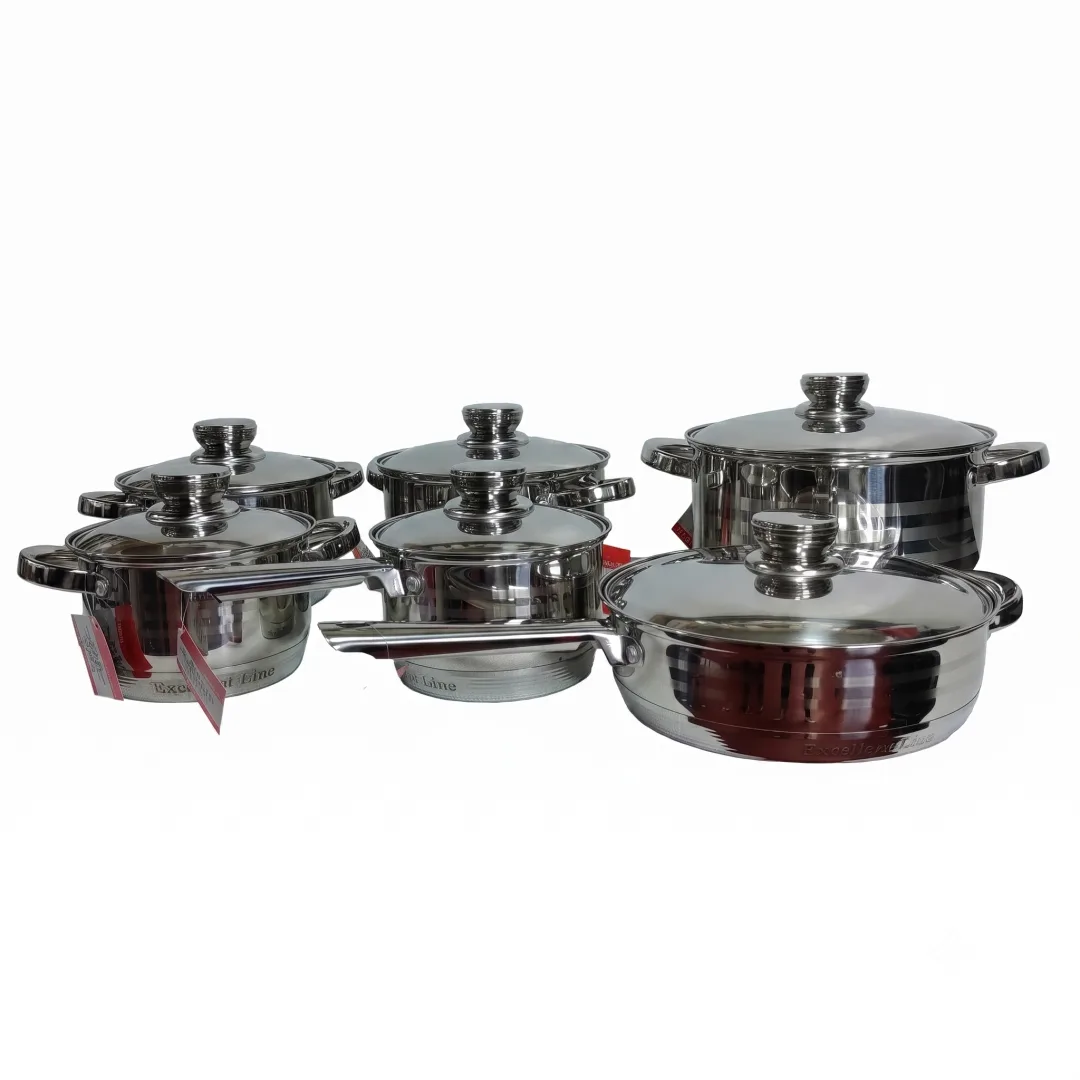 Jeftino povoljno Kuća i stan - Excellent Line Jumbo Set Lonci 12 delova EL-12MPS