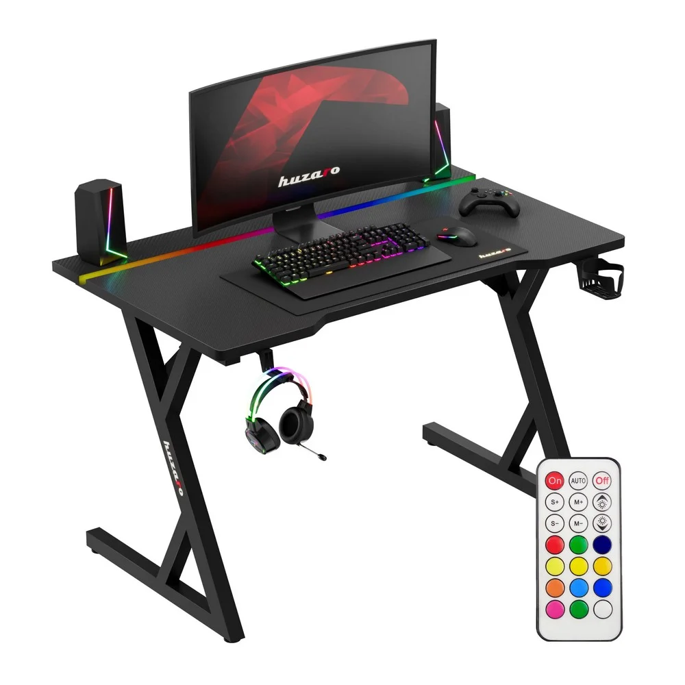 Jeftino povoljno Gaming Stolovi - Huzaro Hero 2.4 Crni RGB Gaming sto