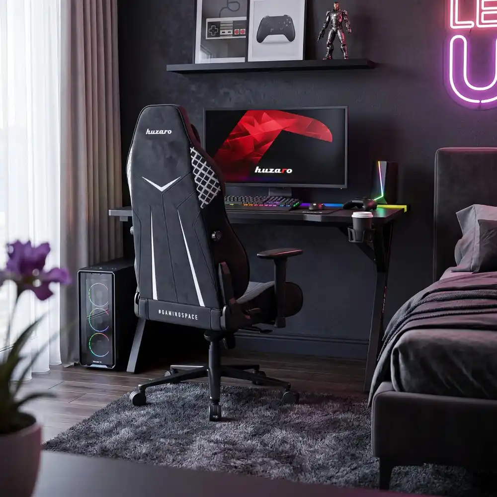 Jeftino povoljno Gaming Stolovi - Huzaro Hero 2.4 Crni RGB Gaming sto