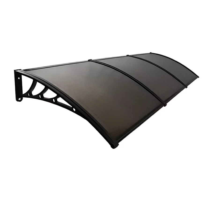 Jeftino povoljno BASTENSKA OPREMA - Nadstrešnica Aluminijumska 270x150cm Crna Bronza 5mm