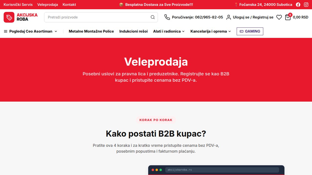 Pošaljite B2B upit